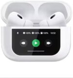 ⁦"	سماعة ذكيه مع شاشة A9  (لون ابيض)"⁩ - الصورة ⁦3⁩